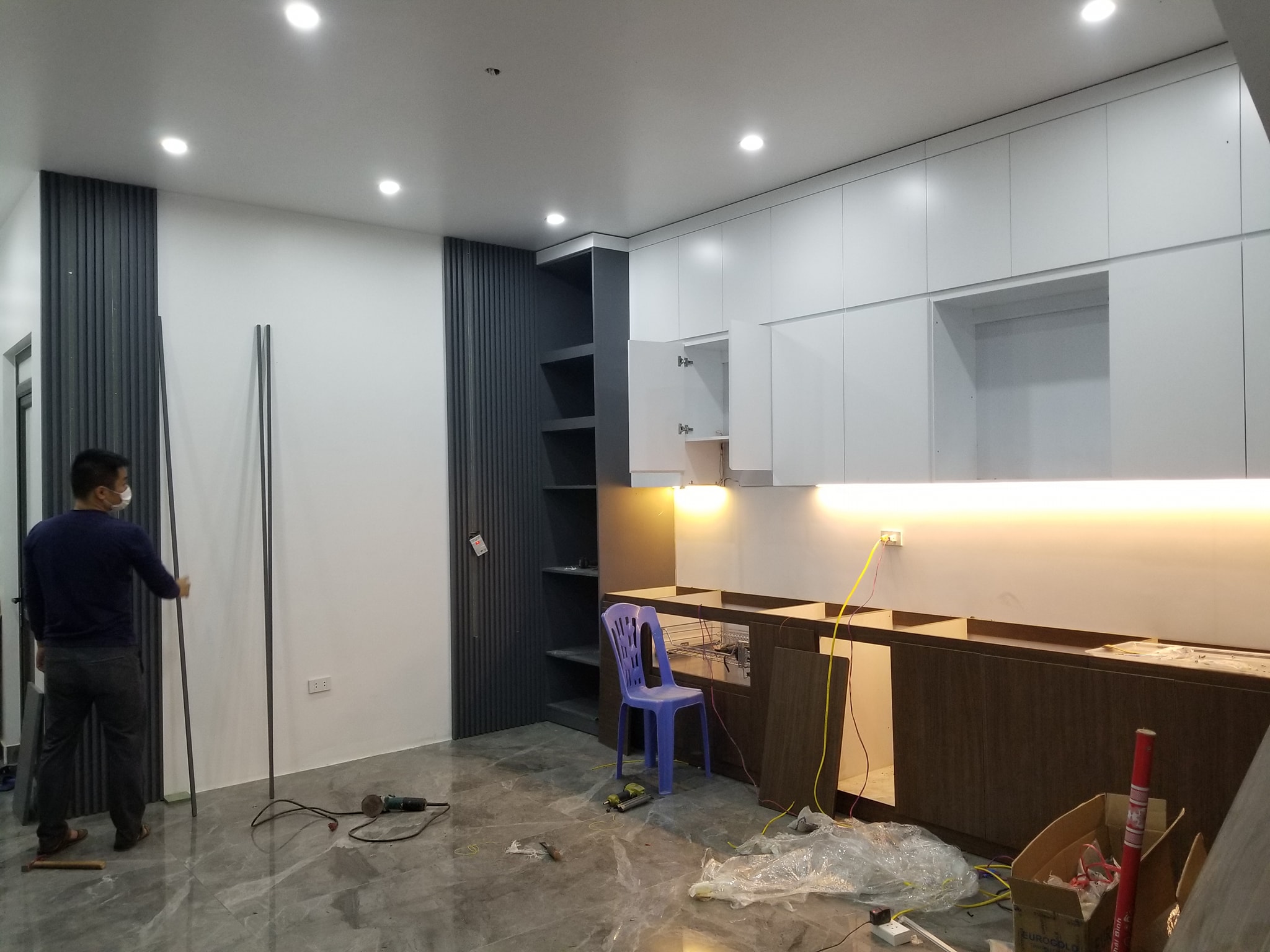 Thiết kế nhà 4 tầng - Anh Hùng - Chàng Sơn