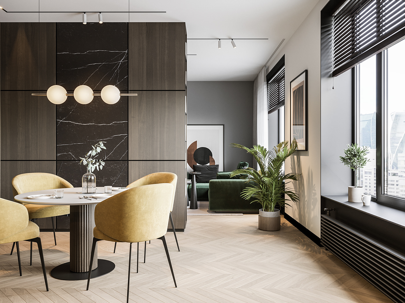 Thiết kế căn hộ 3 ngủ 113 m2