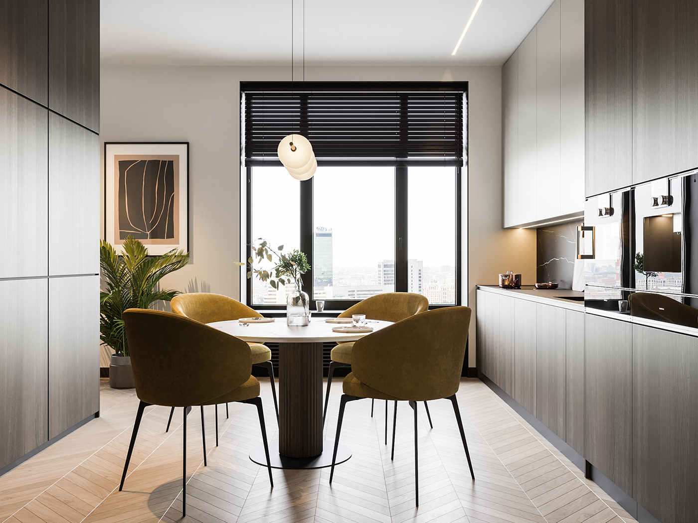 Thiết kế căn hộ 3 ngủ 113 m2