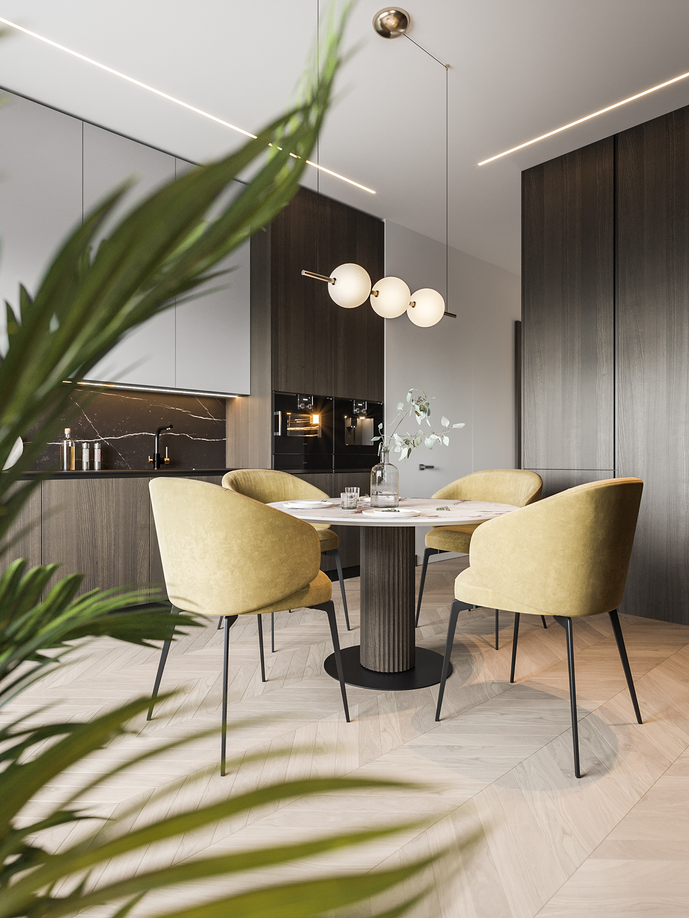 Thiết kế căn hộ 3 ngủ 113 m2